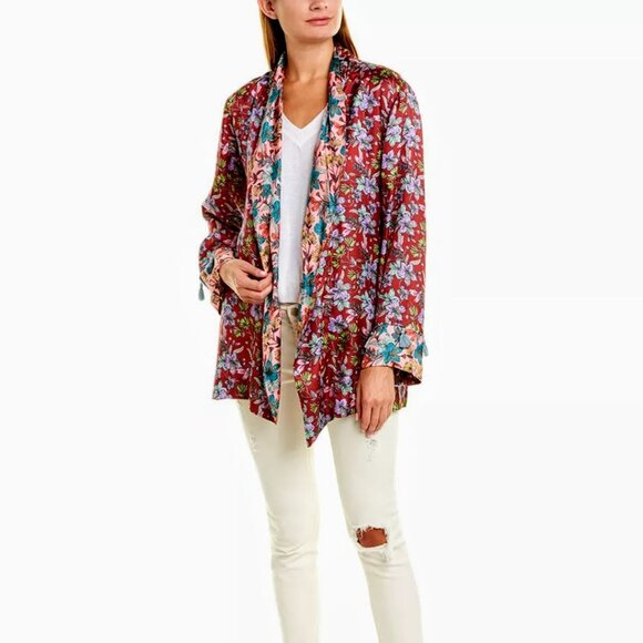 Johnny Was Multicolor Floral Women's Blazer - Picture 1 of 6